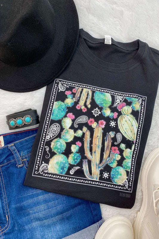 Cacti Frame on bella canva  true to size  cute, trendy, and colorful 