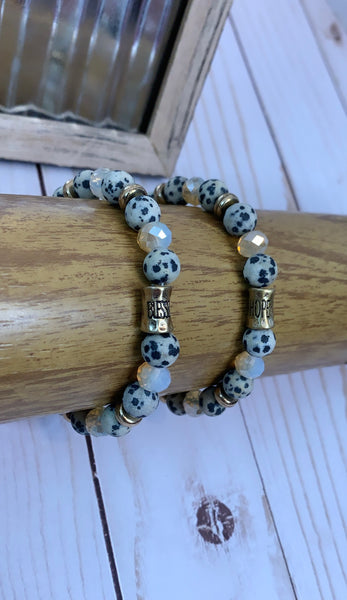 Blessed Leopard Print Bracelet   *Come as set of two BLESSED &ND HOPE  *Lead & Cadmium Compliant 