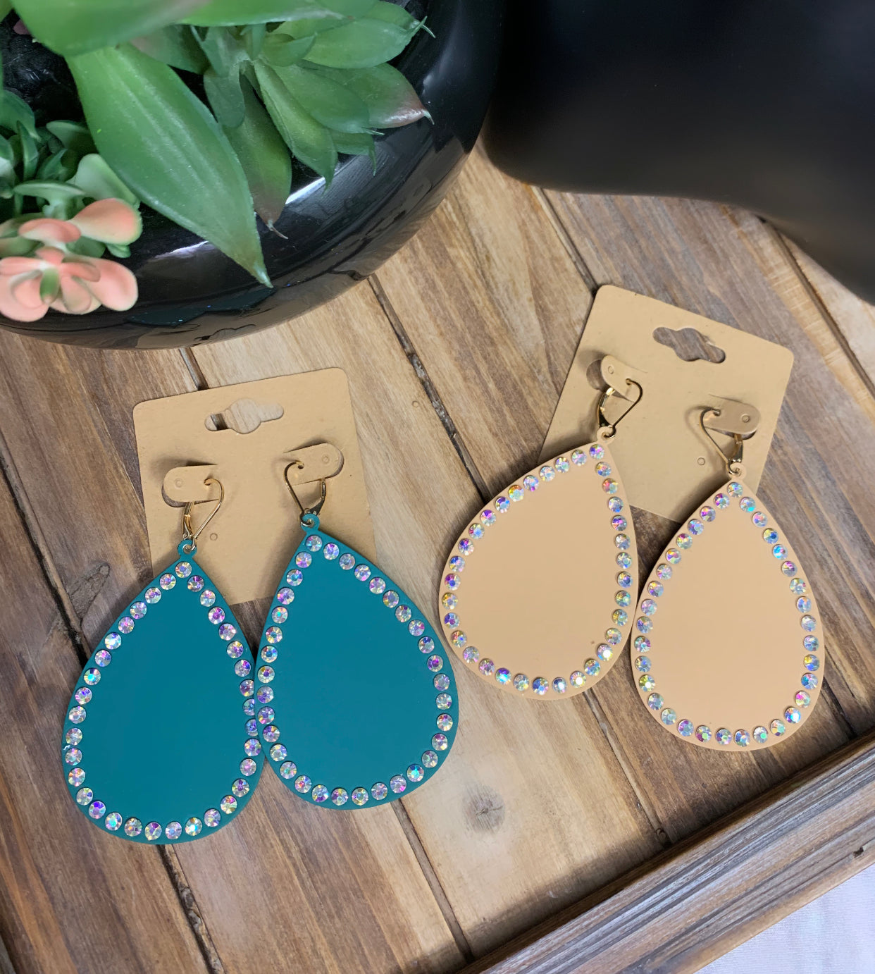 Drop stone Earrings