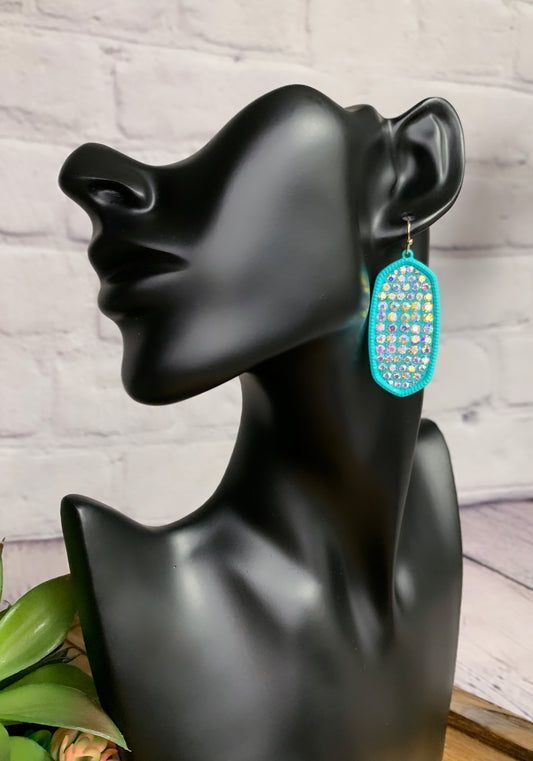 Iridescent Stone Earrings