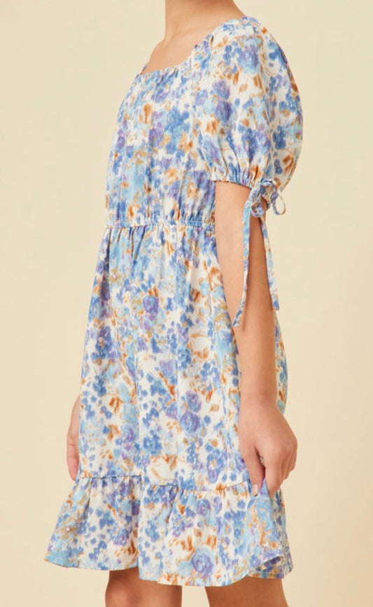 Blue Floral Dress