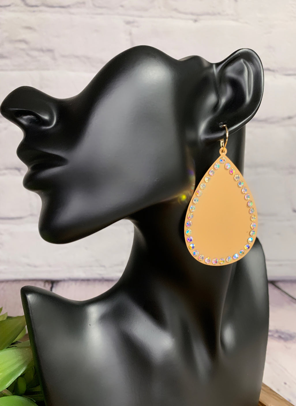 Drop stone Earrings