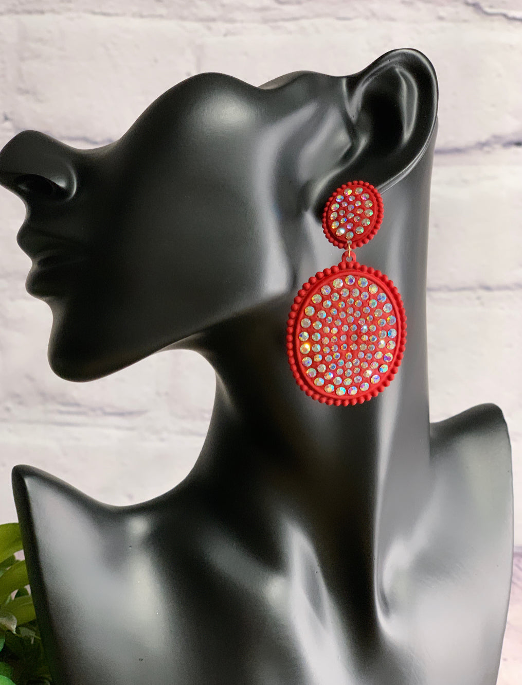 Double Round Earrings