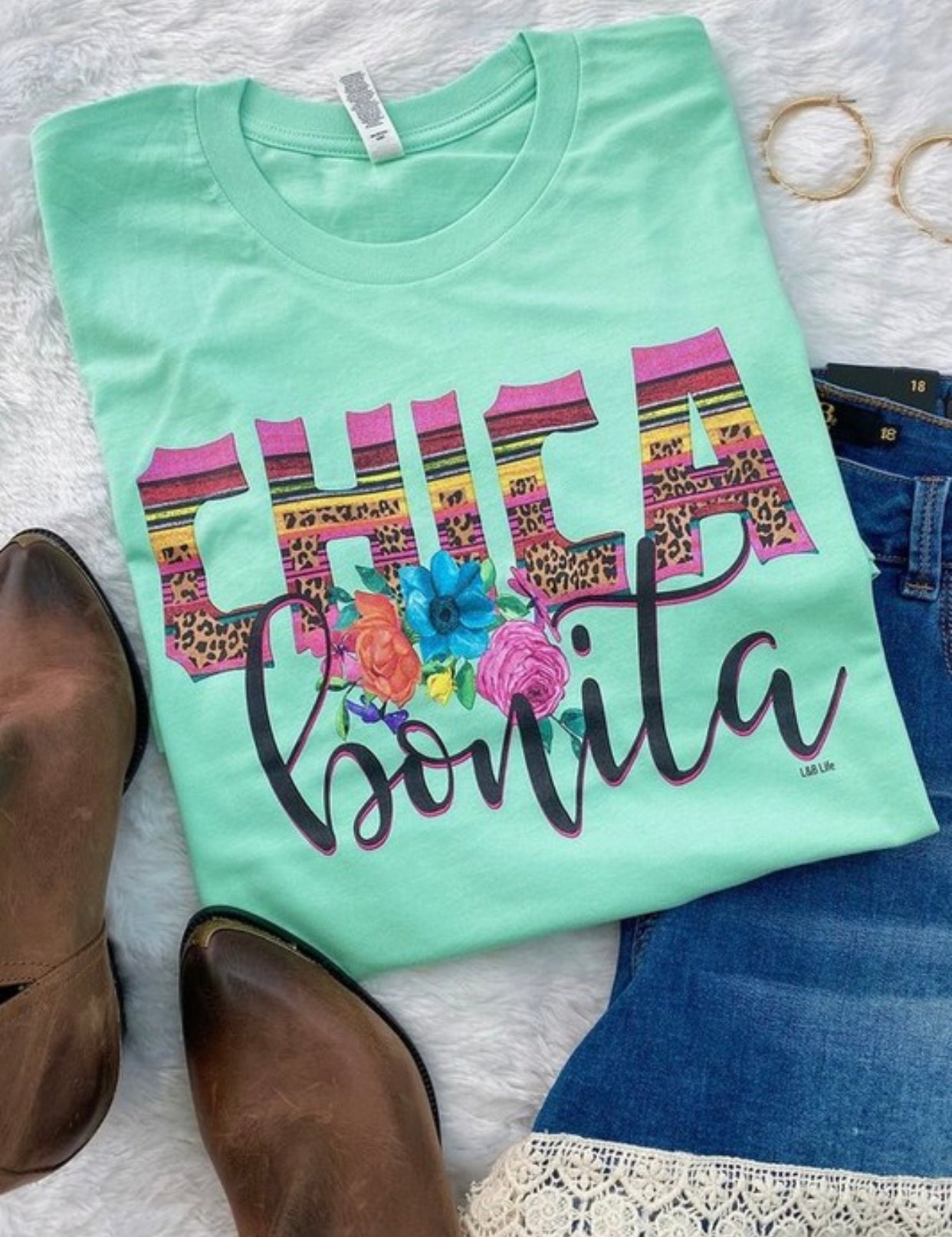 True to size on bella canva  Short Sleeve Color Mint 