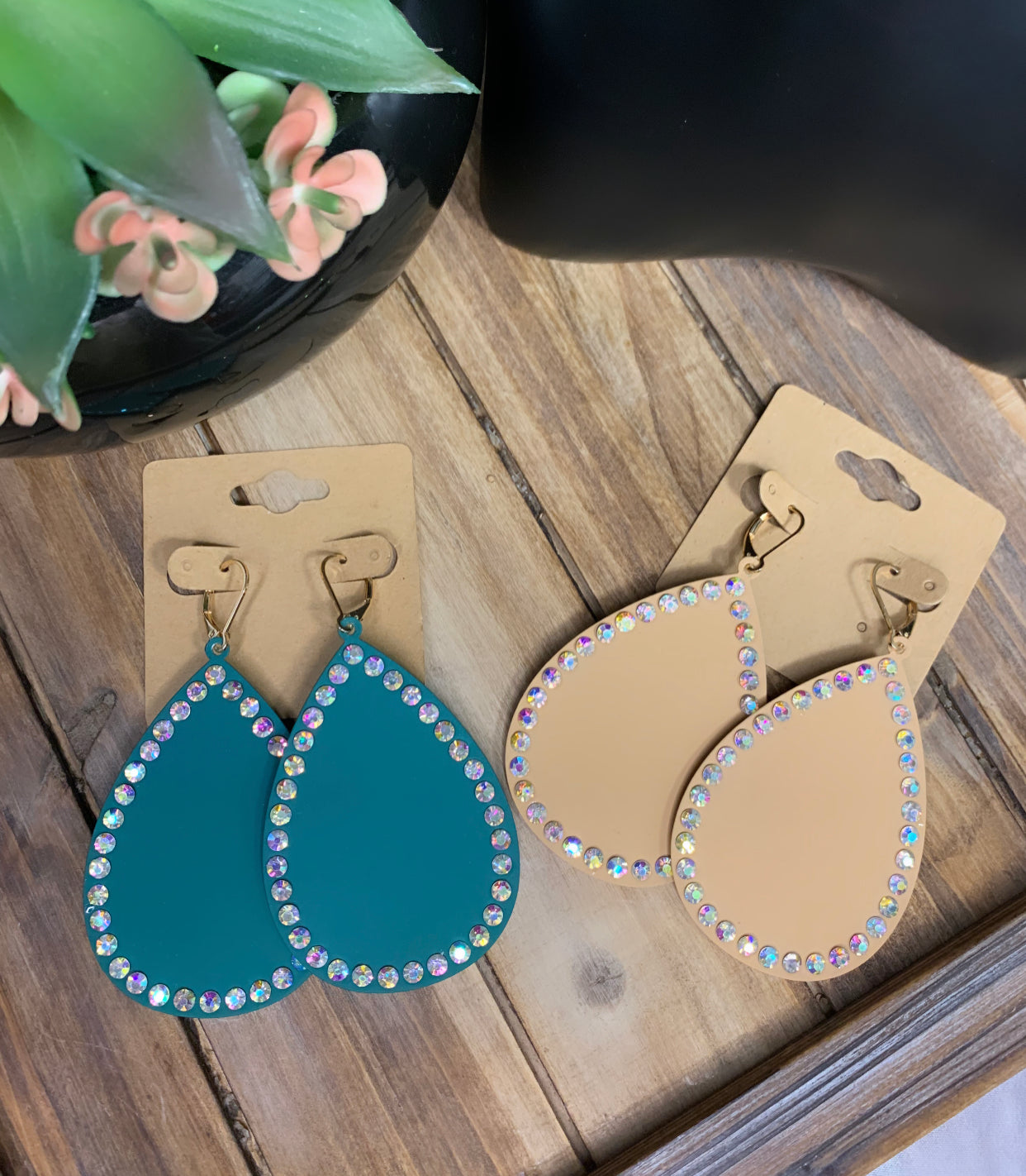 Drop stone Earrings