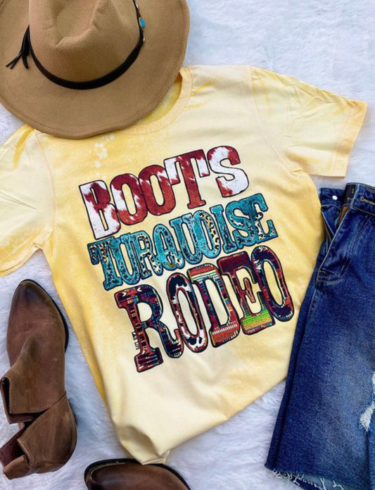 Yellow Bleached Short Sleeve  on bella canva true to size 